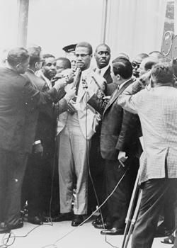 Malcolm X was an incredibly persuasive speaker. Professor Manning Marable says that he converted a white cop from New York who had only heard him through a wiretap. Malcolm X was an incredibly persuasive speaker. Professor Manning Marable says that he converted a white cop from New York who had only heard him through a wiretap.